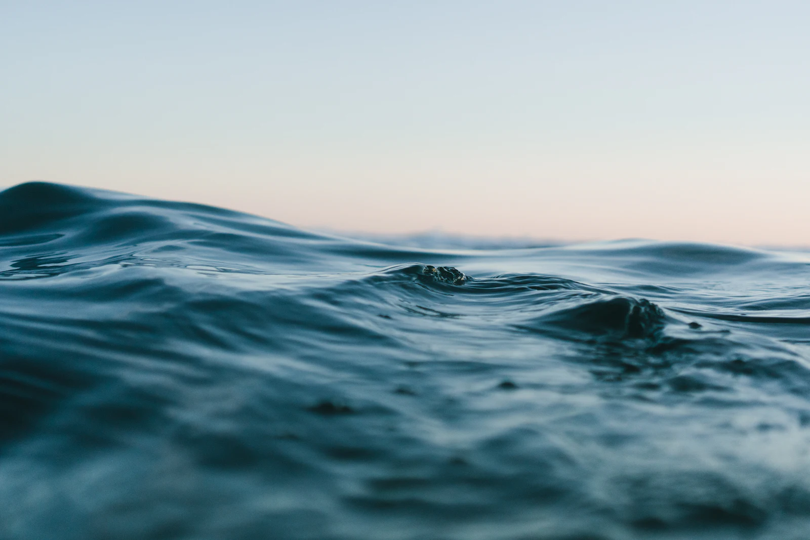 Clean blue seawater — the natural source of isotonic saline