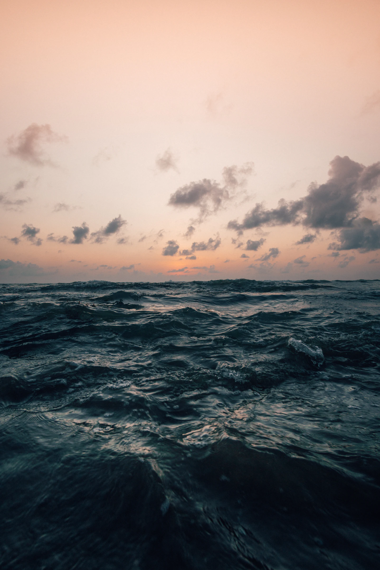 Clean blue seawater