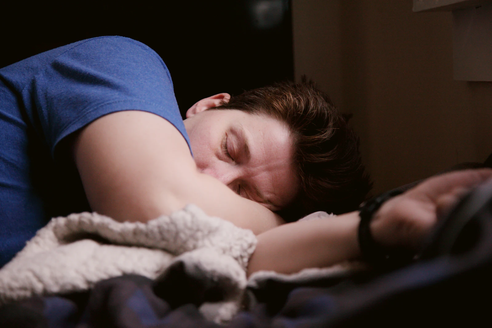 A child sleeping peacefully